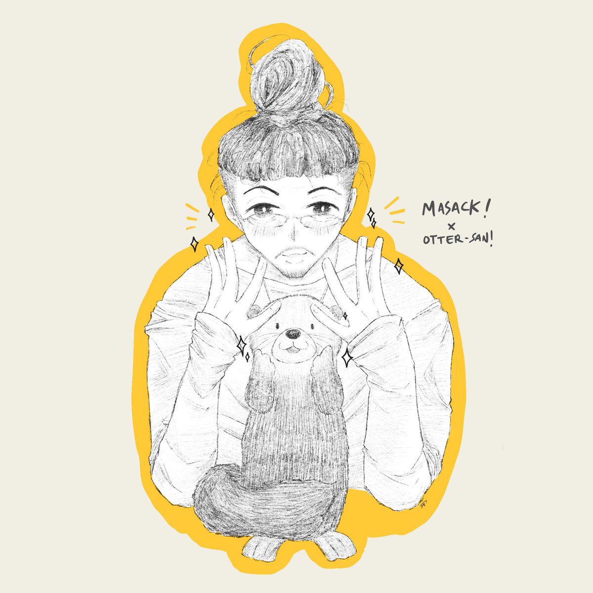 karamelreon's tweet photo. Masack-san x Otter-san!! 🦦🩷🦦
#ヨルシカ #masack #fanart https://t.co/Cxd5ww9yBQ