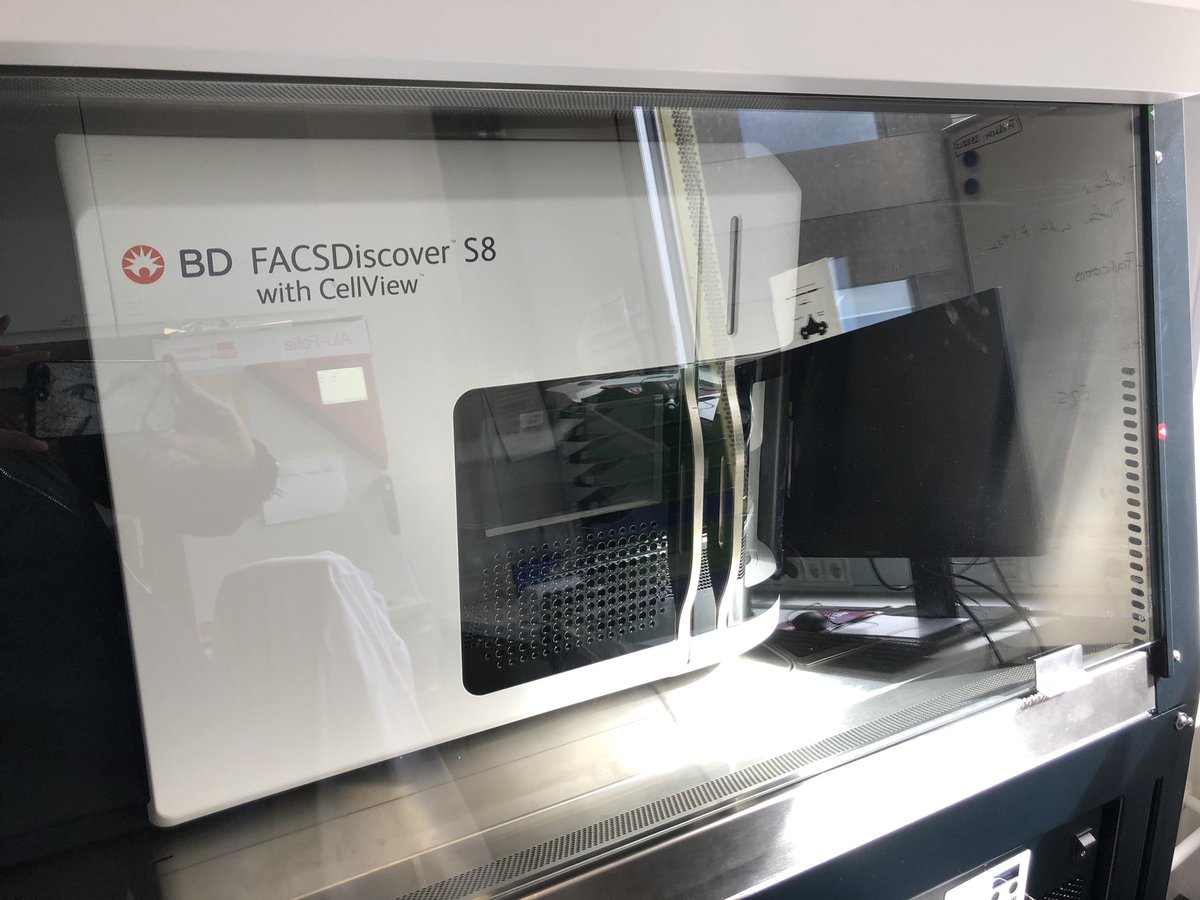 Welcome to our new lab member 🎉😊 that perfectly complements our flow lab, now with 6 cytometers for diagnostic immunophenotyping and research on #lung #infections and #immunity <a href="/HeroldLab/">Herold Lab</a> <a href="/CPI_ExStra/">CPI</a> <a href="/UKGM_Presse/">UKGM Gießen und Marburg</a>