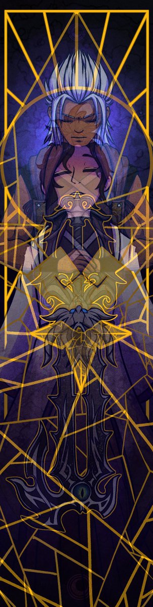 RedMoonDragon_'s tweet image. A couple of gold foil bookmarks I made for @ShatteredZine  Plus a bonus of one of the bookmarks merged together (as intended)  

Which do you like better?

#kingdomhearts #xehaqus