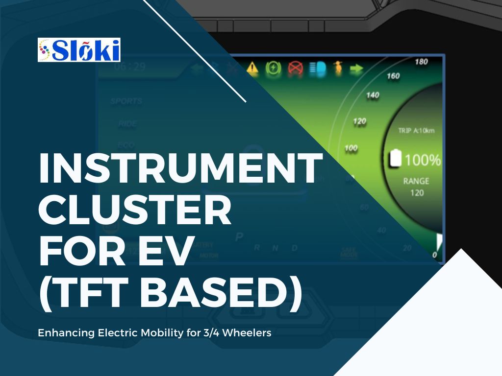SlokiTechTeam's tweet image. Hi, EV Pioneers!
Explore our latest innovation in Electric Vehicle Displays! 
Our TFT-based Instrument Cluster for 3/4 wheelers bring a new level of convenience and style to your driving experience.
Energy-efficient and designed to keep you connected on the go.
#EVTECHNOLOGY #CAN