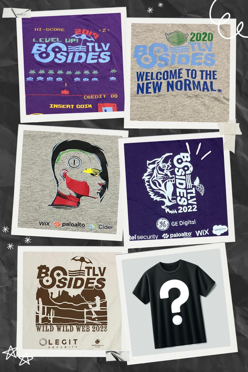 Last 48 hours to order a t-shirt! What will the #bsidestlv2024 design be? 
Make sure you book tickets and shirts now, don’t miss out! 
bsidestlv.com/register/
