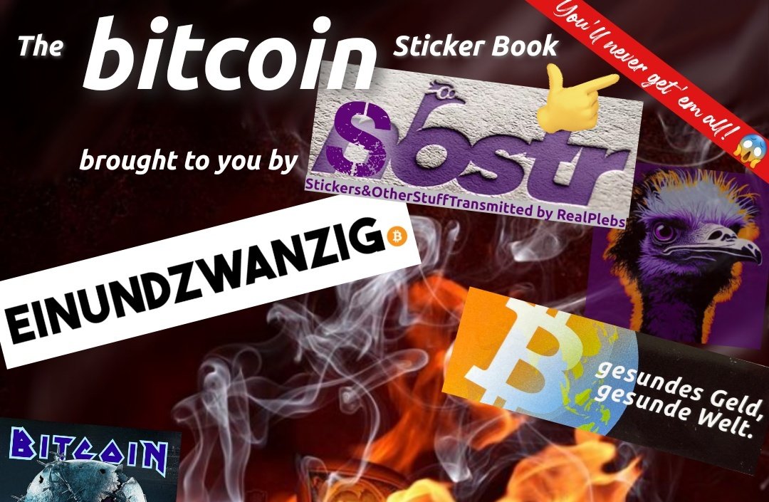 TomBert21mbtc's tweet image. Sorry to tell you:
#YouLLneverGetEmAll👀
#21ChapterCologne
#TheBitcoinStickerBook 📖
👇