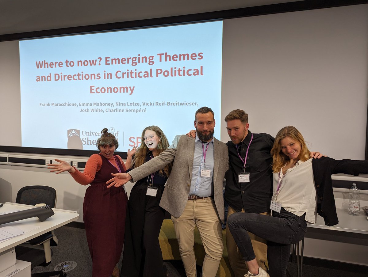 Thanks to the participants of this great SPERI DRN conference organised by myself and <a href="/vmreif/">Vicki Reif-Breitwieser</a> <a href="/josh_white1708/">Josh White</a> N.Lotze, E.Mahoney, @ChSempere. Thank you to discussants <a href="/hozic/">Aida A Hozić</a> <a href="/DrAdrienneRob/">Adrienne Roberts</a> @SilkeTrommer <a href="/NatalieLangfo12/">Natalie Langford</a> <a href="/GoodfellowTom/">Tom Goodfellow</a> <a href="/remi_edwards/">Dr Remi Edwards @remiedwards.bsky.social</a> <a href="/liamstanley/">Liam Stanley</a> <a href="/DillonWamsley/">Dillon Wamsley</a>