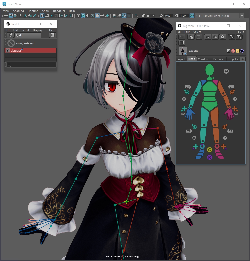 GACCHI_3DCG's tweet image. eST3の公式チュートリアルで人型リグを作成してみました！感想動画を作成していますのでお楽しみに！

Model : クラウディア ( @h1i9r8o1 ) 
#eST3 : est3.jp/ja/