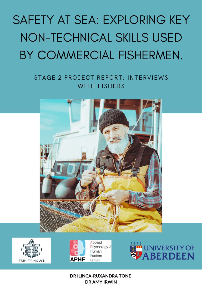 As we continue to explore #nontechnicalskills in #commercialfishing <a href="/t_ilinca/">IlincaT</a> has done a fab job of crafting an industrial report to present the findings of our interview study with #fishers. If you would like to read the report in full just DM us via X.