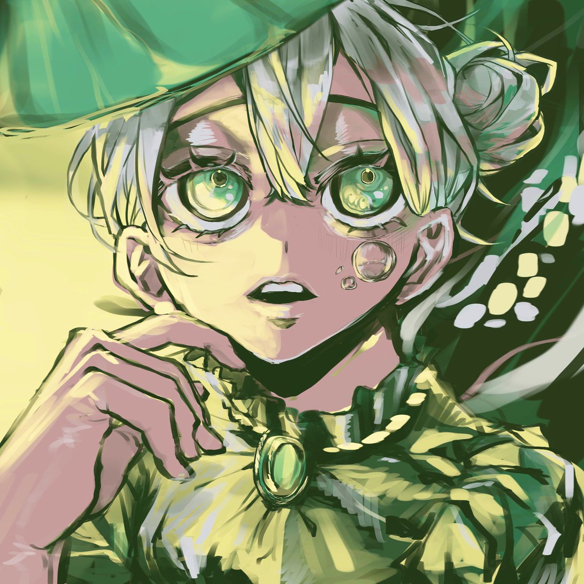 dcst89907270's tweet photo. 5色縛りのイラスト制作中 https://t.co/zZU5Ovp7o5