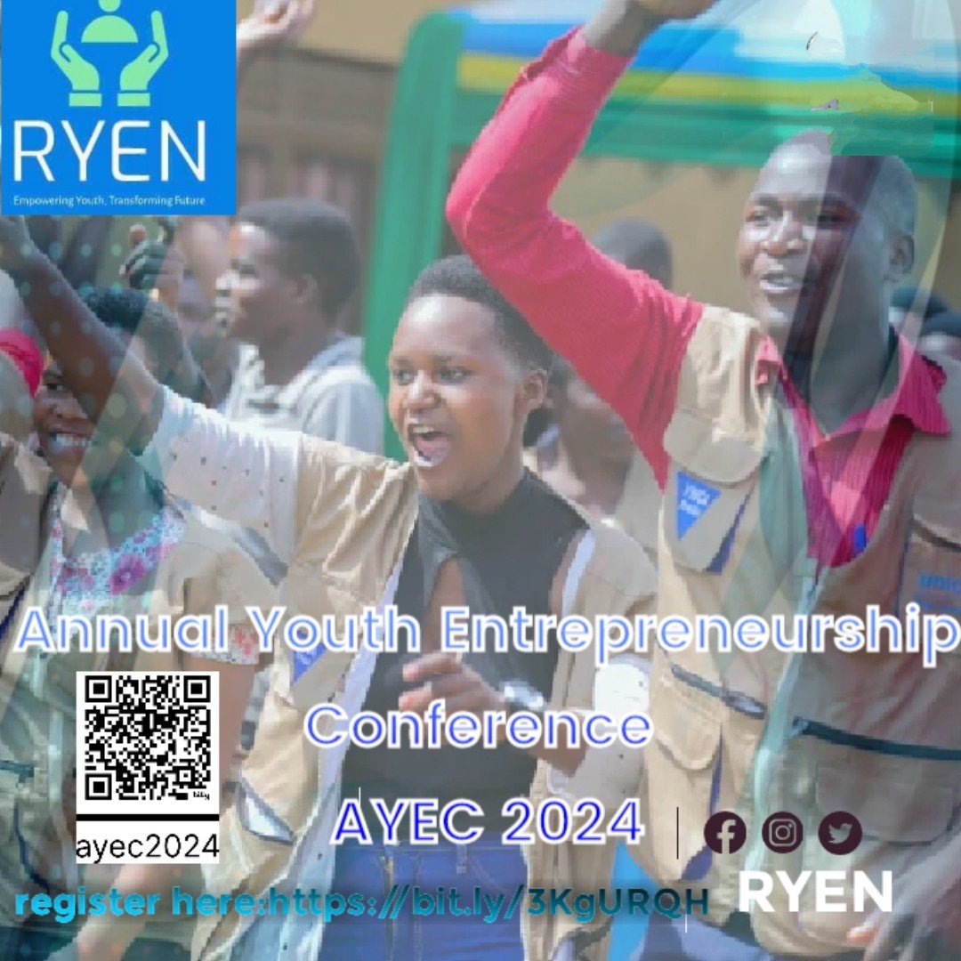RYEN1175615's tweet photo. Calling all young entrepreneurs from Musanze, Rubavu, Rusizi, Huye, and Rwamagana! 🚀 Join us for the Youth Entrepreneurship Conference 2024. Register now to ignite your future with innovation and opportunities! #YouthEmpowerment #YEC2024 #RwandaYouth 
 https://t.co/zxukAmgz3D https://t.co/AsZlwJyBtS