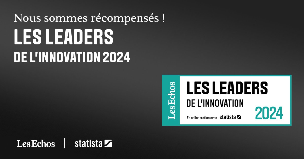🎉 RAJA a fait son entrée dans le prestigieux classement des Leaders de l’innovation publié par #lesechos et la société d’études #Statista. Nous sommes fiers de figurer à la 141e place. 🏆
Pour en savoir plus : ow.ly/yGq650Se2Wb