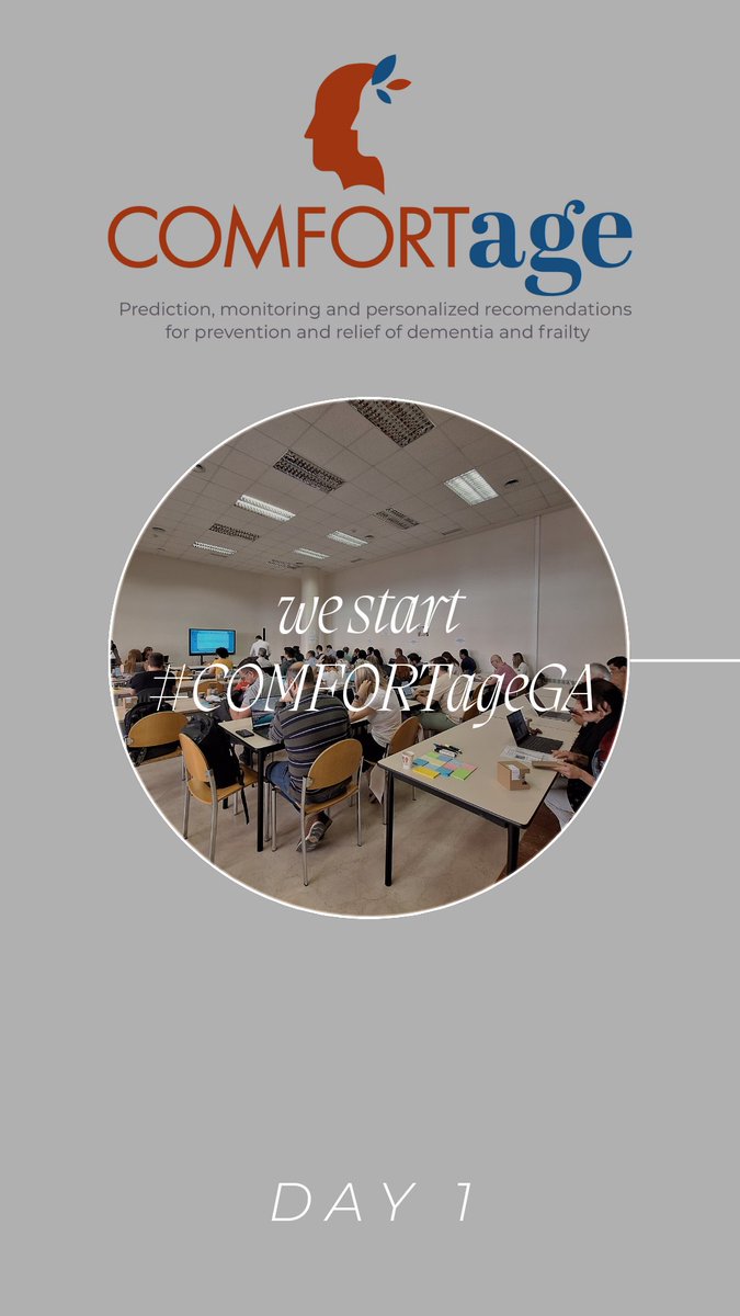 COMFORTage | Horizon EU Project (@comfortage_eu) on Twitter photo A busy morning for the #comfortageproject team 💻👥️ #COMFORTageGA A busy morning for the #comfortageproject team 💻👥️ #COMFORTageGA