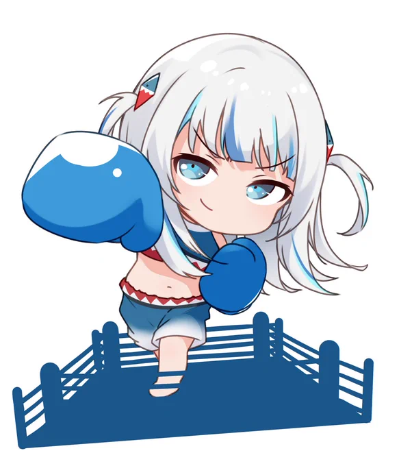 ぐらちゃんのFitBoxing配信がめっちゃかわいかったので#gawrt 