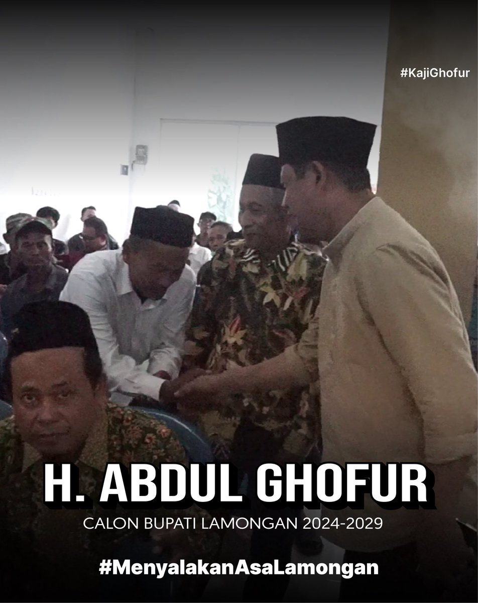 RealAbdulGhofur's tweet photo. Keinginan
Untuk bersama dengan masyarakat Lamongan semakin kuat. Semoga momen indah saat kita berkumpul, bercanda, dan saling menguatkan segera terulang.
#Lamongan #KajiGhofur #GOFORLA1 #MembangunLamonganLebihMaju https://t.co/L3UdwMyzWw