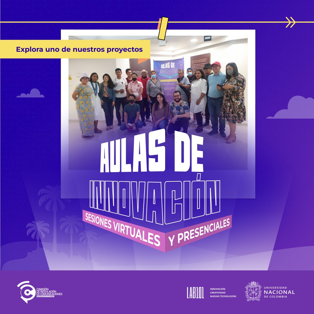 Lab101UNAL's tweet image. Innovación en Acción con @CRCCol🌟
Colaboramos en aulas de innovación para acercar la CRC a las regiones, facilitando la transferencia de conocimiento y mejorando servicios a través de la innovación. ¡Impulsando el progreso regional! 🚀 #Innovación