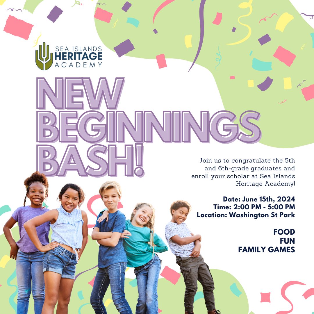 Join Wildlyfe Beezy at the New Beginnings Bash with @HeritageAcademySC on Saturday, June 15 from 2-5p.

Don't miss out on food, games and more!