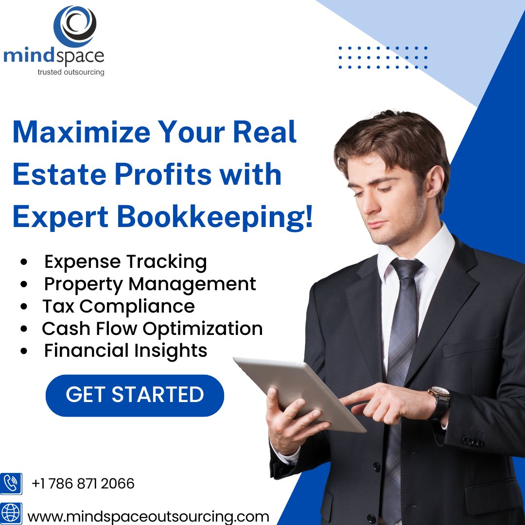 ms_bookkeeping's tweet image. Don’t let financial challenges hold back your real estate success. Invest in expert bookkeeping and watch your profits soar! 🚀🏘️
#RealEstate #Bookkeeping #ProfitMaximization #BusinessSuccess #ExpertServices #RealEstateGrowth #Accounting #Mindspaceoutsourcing