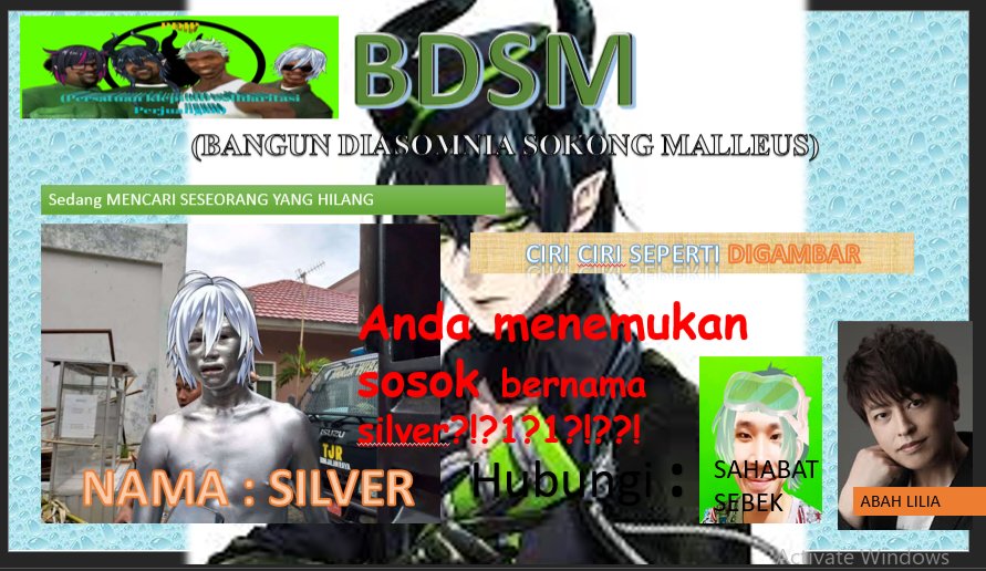 Baru-baru ini kemi kehilangan satu orang anak😢 kalian semua apakah bisa membantu saya untuk menemukannya⁉️⁉️🆘️🆘️