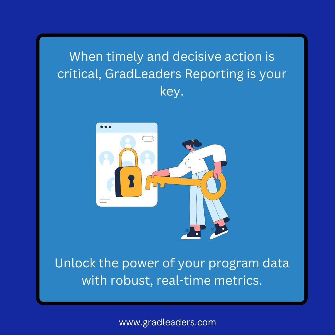 GradLeaders's tweet image. When your program engagement, feedback and outcome data needs to be accurate, accessible and immediate, ask us about GradLeaders Reporting solutions. 
#metrics #datavisualizations #automatedreportdelivery