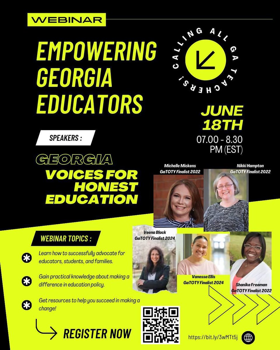 Join us to learn tips for education advocacy in our state! See you on June 18 at 7:00 p.m. Register using the link below or scan the QR code on our flyer.
youthlaw.zoom.us/webinar/regist… <a href="/NNSTOY/">NNSTOY</a> <a href="/NCYLnews/">The National Center for Youth Law</a> #voicesforhonesteducation