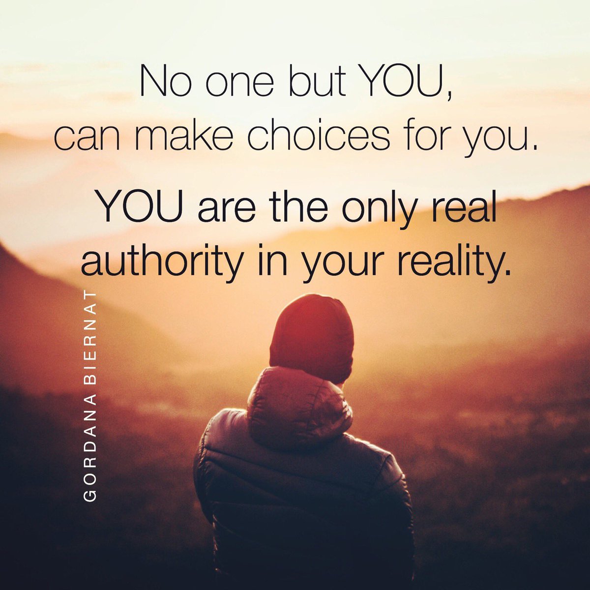 MyPowertalk's tweet photo. You can't change your reality
as long as you think someone else
is responsible for it.

Freedom starts with relocating
the figure of authority
from the outside - in.

YOU are the only real
authority in your reality. ♥️

#tuesdayvibes https://t.co/HguYIINqiU