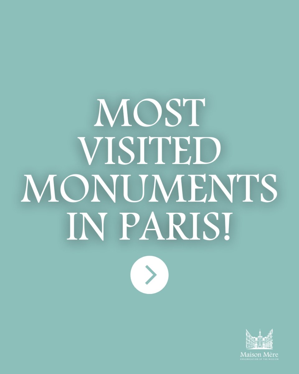 cmmaisonmere's tweet image. Did you know that #Paris has 2,185 monuments? 

If you stay at the #MaisonMère, you must visit these pilgrimage sites within walking distance.

Rest at the Maison Mère and start your Parisian journey.

Contact us at info@cmmaisonmere.org and book your room today.

#Lazarists