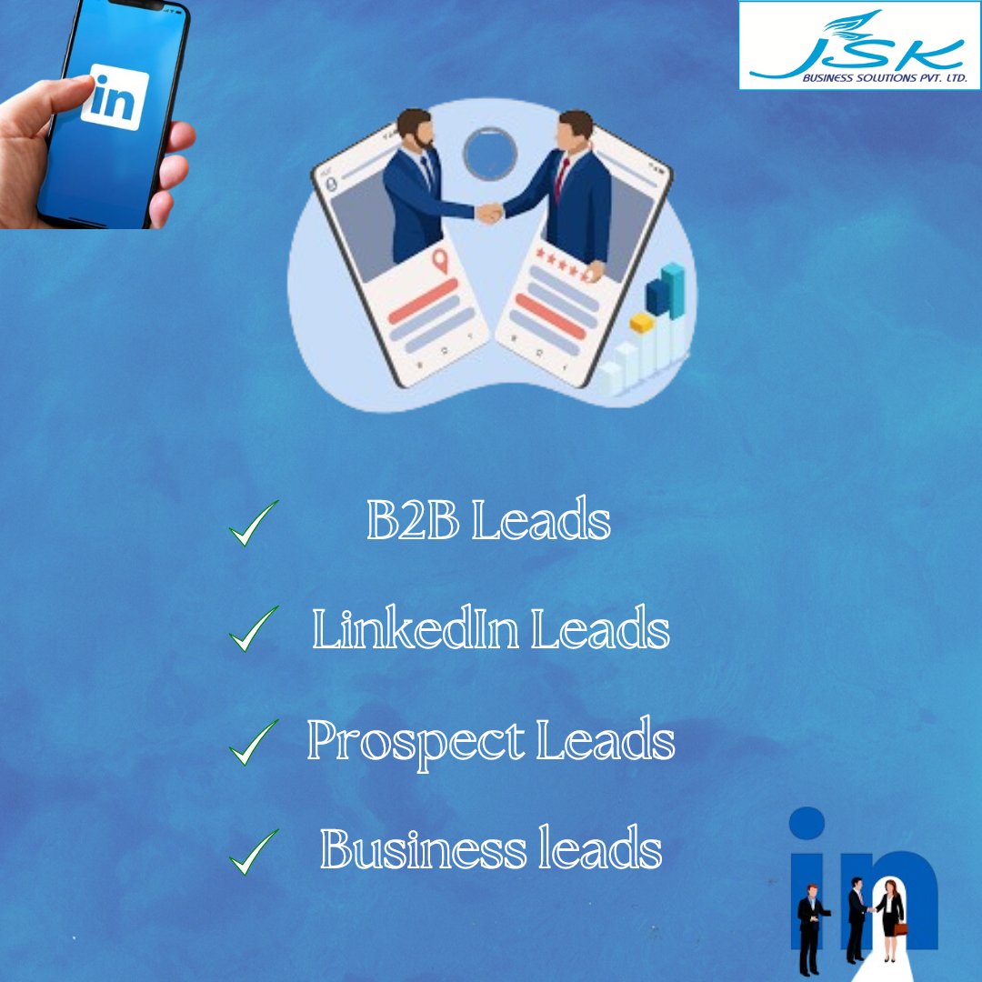 Transform Your Business with Our Expert Solutions! 
Is your business ready to reach new heights?
At JSK Business Solutions we offer customized solutions designed to help you
✅ Boost Efficiency
✅ Increase Revenue
✅ Streamline Operations
#b2b #businessgrowth #LeadGeneration