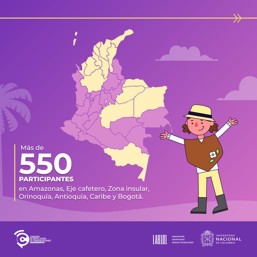 Lab101UNAL's tweet image. #SomosUNAL 🌟 A través de nuestras aulas de innovación, llegamos a más de 550 personas a nivel nacional, llevando conocimiento y transformación a gran parte del país. 🚀📚 #InnovaciónUNAL #ProgresoRegional