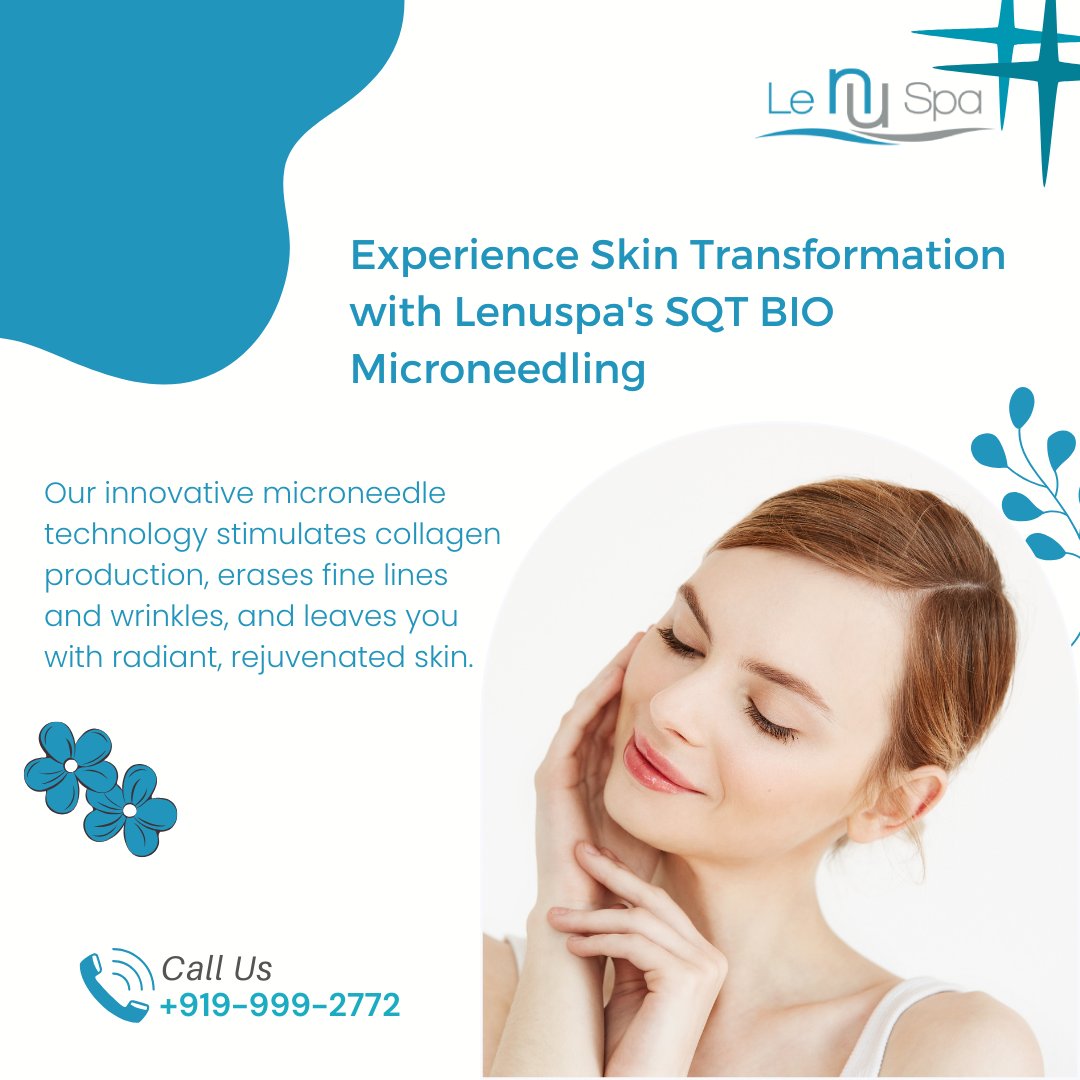 LeNuSpa's tweet photo. Experience the Magic of Skin Transformation at Lenu Spa with SQT BIO Microneedling! 📷 Uncover the secret to ageless beauty and radiant skin. Say goodbye to fine lines and hello to renewed confidence.📷📷📷 Book your session now and step into a world of glowing transformation.

Book your session at: @ https://t.co/b3t9jA20Ix

#LeNuSpa #SQTBioMicroneedling #SkinTransformation #YouthfulRadiance #LenuSpaMagic #BeautyInnovation #SkincareGoals #ConfidenceBoost #GlowingComplexion #HolisticSkincare #RenewYourSkin #AgelessBeauty #RadiateConfidence #MeTime #NaturalBeauty #SkinRevival #SpaMagic