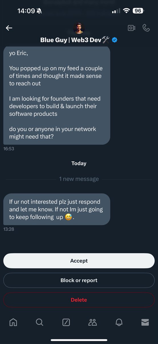 ercsctt's tweet image. Or maybe don’t harass people with your dogshit 🫠