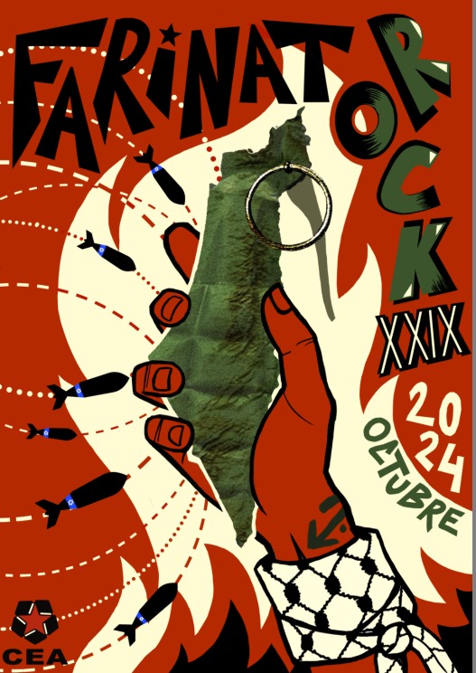 💥 ¡Comienza la cuenta atrás!

🔥 El XXIX Farinato Rock ya está en marcha y, como no podía ser de otra manera, será solidario con la causa palestina.

🔜 Pronto, más novedades. Síguenos para ser el primero en enterarte!