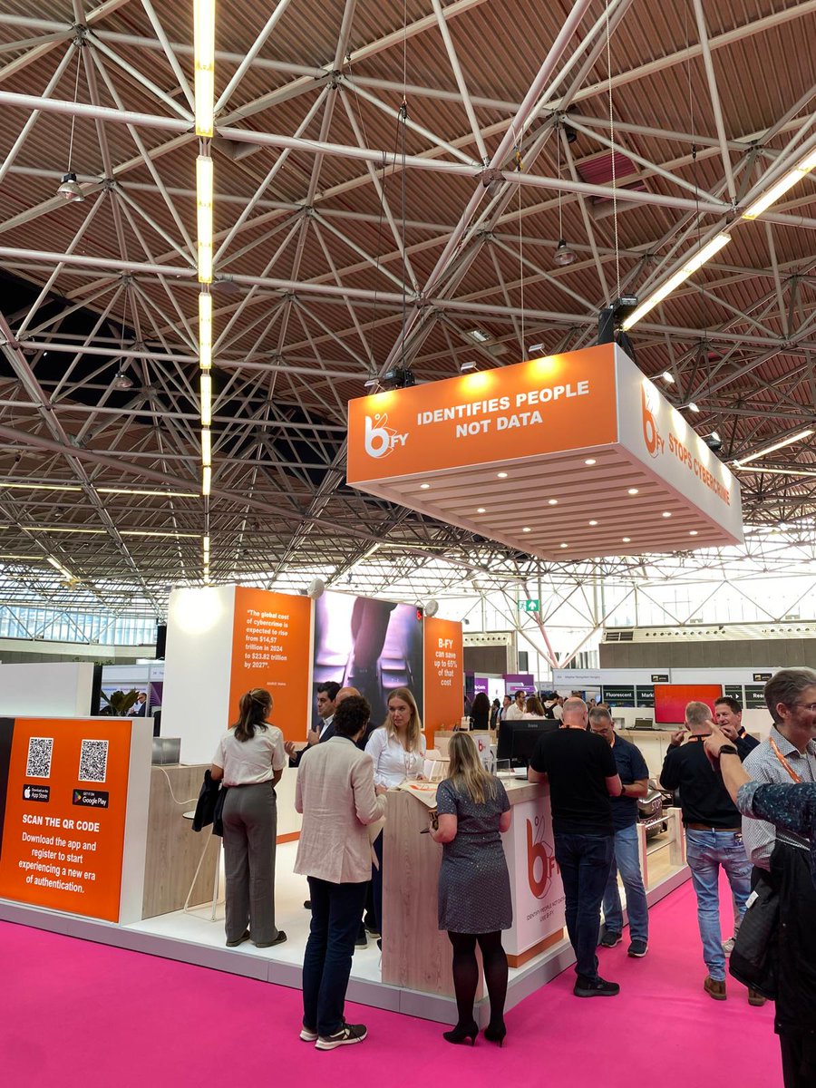 We_are_BFY's tweet photo. Visit us and discover how B-FY universally identifies people, eliminates passwords and effectively combats the risk of fraud due to identity theft with the maximum guarantees of protection and privacy of user data #IdentityWeekEurope  https://t.co/8mgsgSn0xL https://t.co/i8THqEphTE