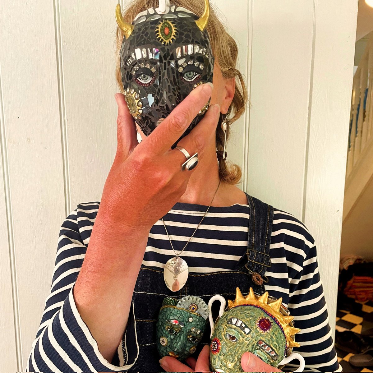 My small faces will be showing with <a href="/haylettsgallery/">Sally Patrick</a> #aldeburghartfair opening this Thursday Ballroom gallery, #Aldeburgh #Suffolk Info haylettsgallery.com/anne-schwegman…