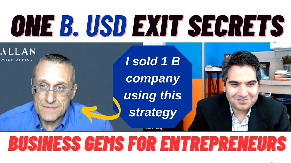 siamuden's tweet photo. Ever dreamt of selling your business for a staggering sum? In this exclusive interview with Jeffrey T. Getty, entrepreneur, coach, tax attorney, and M&amp;A mastermind, we crack the code on achieving a billion-dollar exit!
https://t.co/9fPXaclzMo https://t.co/lDL9QOMxrc