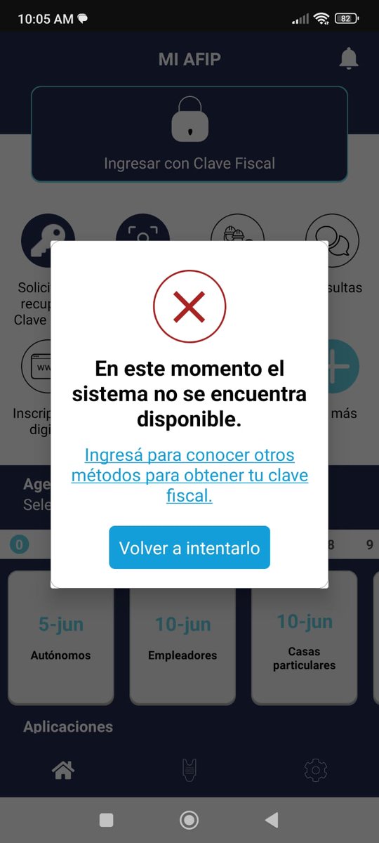 slariel's tweet photo. @AFIPcomunica seguimos con el mismo error en  la app Mi AFIP para solicitar clave fiscal, por favor solucionar esto, o tendremos que enviar al contribuyente a las dependencias @ConsejoCABA @Contadoresenred @BlogDelContador
#afip #impuestos #monotributo #iva #ganancias https://t.co/fnbzGUo13i