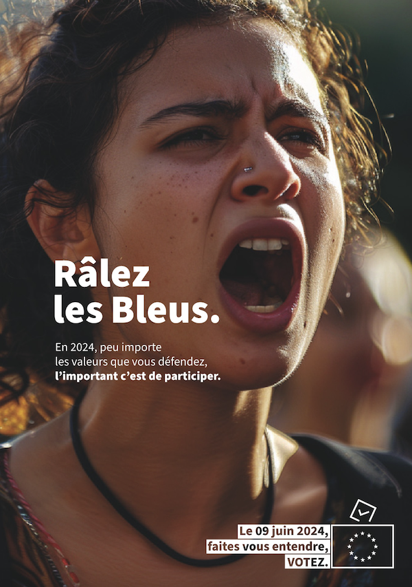 Benjam1G's tweet photo. Excellente campagne (hélas fictive) d'appel au vote en pleine période de JO et d'Euro de foot https://t.co/8LQkXN6q5H