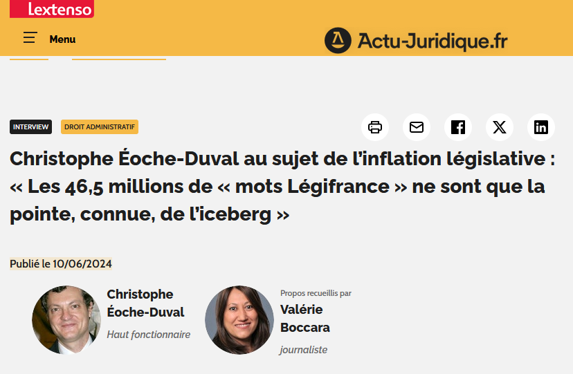 ChEocheDuval's tweet photo. Comme beaucoup de serviteurs de l’Etat, tenu au devoir de réserve, je reste tenu au devoir de promo de mon essai @EditionsPlon 😉 #norme #inflationNormative
1 📖 indispensable résumé 🔽
https://t.co/biOvKDXtyL
👋 à @ActuJuridiqueFR @Lextenso_ed @LextensoAvocat
#ValerieBoccara https://t.co/BAG8Lbs725