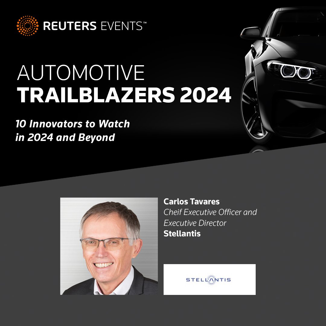 Carlos Tavares of <a href="/Stellantis/">Stellantis</a>. The world’s 4th largest automaker by sales  is moving forward at speed. Under Dare Forward 2030, Tavares wants to see Stellantis doubling net revenues and cutting its carbon footprint in half.

Download the full report now: bit.ly/3XlrODg