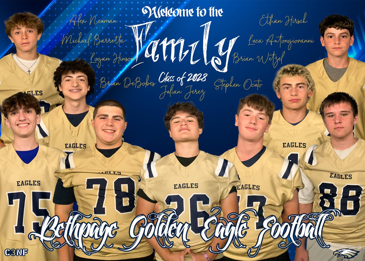 Bethpage Golden Eagles Football tweet media