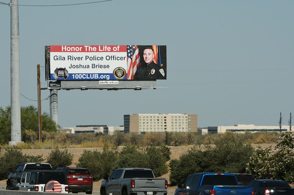 Honor the life of Gila River Police Officer Joshua Briese.   The 100 Club <a href="/100ClubAZ/">100 Club of Arizona</a> 100club.org
