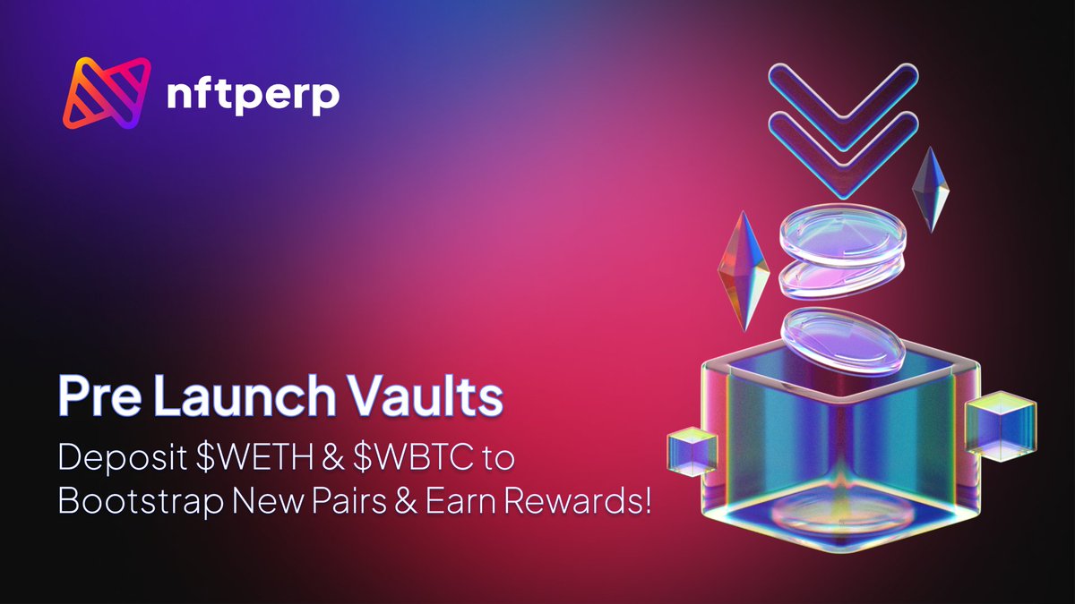 nftperp's tweet photo. Ready for more pairs? We've got you covered - @BoredApeYC, @Azuki, and @quantumcats are all geared up and almost ready to trade.

We're kicking them off with more Pre-Launch Vaults, to allow you to earn boosted @Blast_L2 Gold rewards in exchange for seeding early liquidity. https://t.co/V7Mps7SsM8