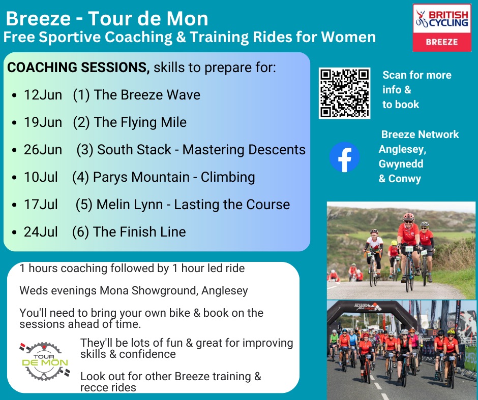 Alex Breeze (@cyclealexa) on Twitter photo Join my fun free <a href="/BreezeCycling/">Breeze</a> sportive coaching sessions & training rides this summer🚴♀️🚴♀️🏅🏁🏴
#Breeze newbies v welcome😊
Info & to register➡️ tinyurl.com/BreezeTDMCoach
#BreezeOnTour #TDM #TourDeMôn <a href="/aahevents/">Always Aim High</a> @WelshCycling <a href="/AngleseyScMedia/">Anglesey socialmedia</a> <a href="/NWalesSocial/">#NorthWalesSocial ⬆️🏴🤝</a> <a href="/CODEMCR/">Robbie George</a> Join my fun free <a href="/BreezeCycling/">Breeze</a> sportive coaching sessions & training rides this summer🚴♀️🚴♀️🏅🏁🏴
#Breeze newbies v welcome😊
Info & to register➡️ tinyurl.com/BreezeTDMCoach
#BreezeOnTour #TDM #TourDeMôn <a href="/aahevents/">Always Aim High</a> @WelshCycling <a href="/AngleseyScMedia/">Anglesey socialmedia</a> <a href="/NWalesSocial/">#NorthWalesSocial ⬆️🏴🤝</a> <a href="/CODEMCR/">Robbie George</a>