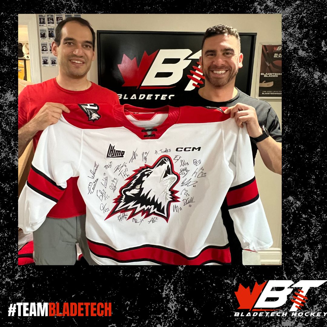 BLADETECHHOCKEY's tweet image. Big thanks to our friends over at the Rouyn-Noranda Huskies for sending us this awesome jersey! It&apos;ll hang proudly in our office!

  #teambladetech #speedisourbusinsss #nhl #hockeyplayer #beerleaguehockey #menshockey #womenshockey #spittinchiclets #pwhl #bladetechhockey