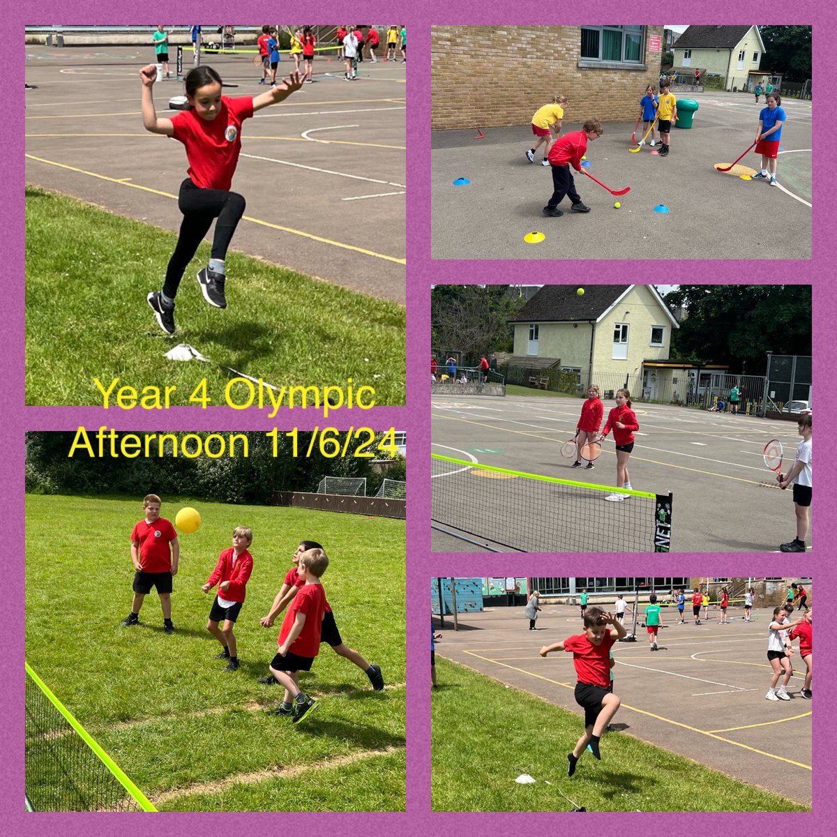 MrShortllandaff's tweet photo. Year 4 pupils have been practising their skills in different Olympic sports this afternoon. We certainly have lots of talented children! @llandaffcity @GenHallettLCIW https://t.co/HIY1MeWy9A