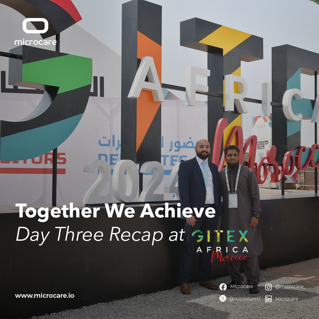 microcareIT's tweet image. “Together we achieve”

Looking back on three days of innovation at #GITEX, we are brought closer to our vision, being part of such a distinguished exhibition has been thrilling!

#microcare #ERP #Patients #health #hospital #technology #techexpo #GITEX2024