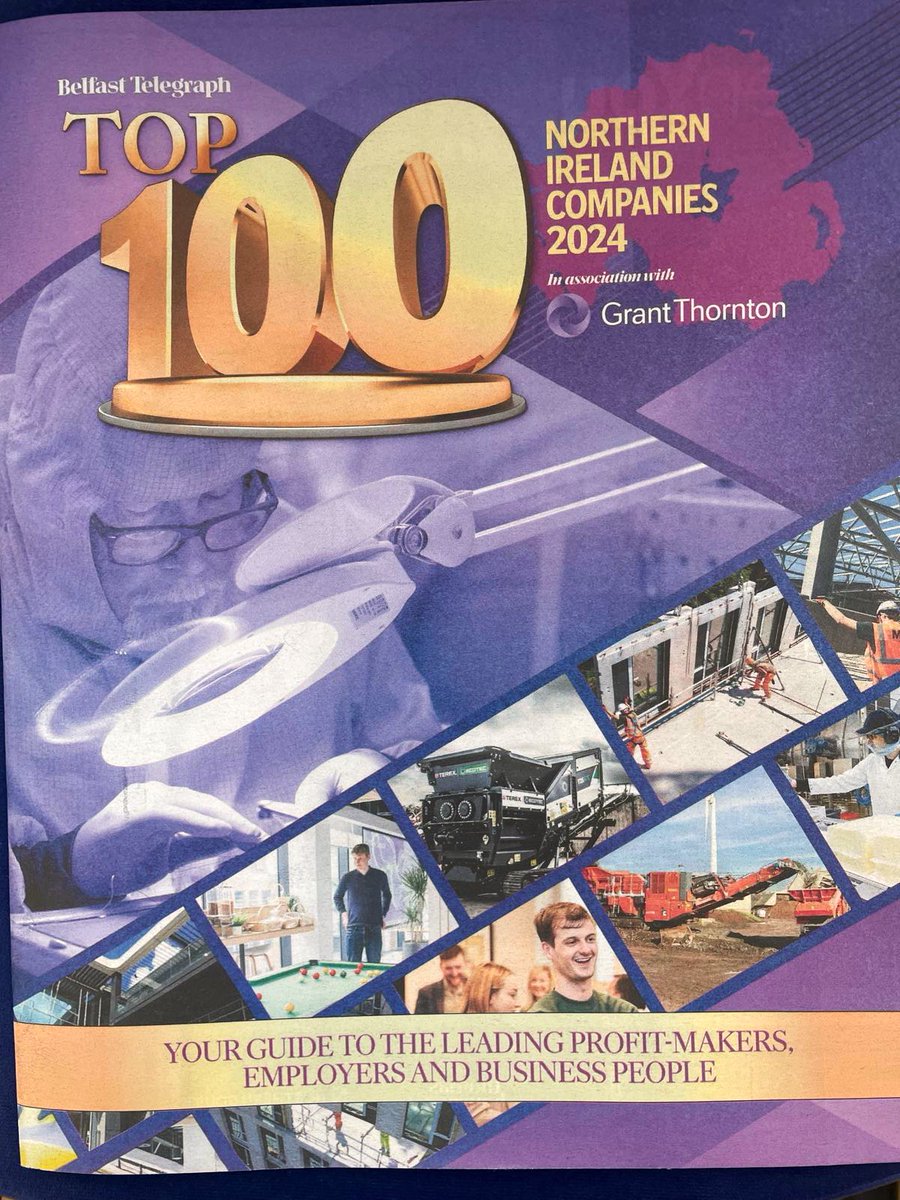 CBRE_NI's tweet photo. Included in today's @BelTel #Top100 supplement is a unique insight from our Managing Director Brian Lavery on the impact #sustainability can have on a property's value & how that can contribute to overall continued business success: https://t.co/Qc9hsM1XhH
#Business #CommProp https://t.co/7fFIQN1ATe