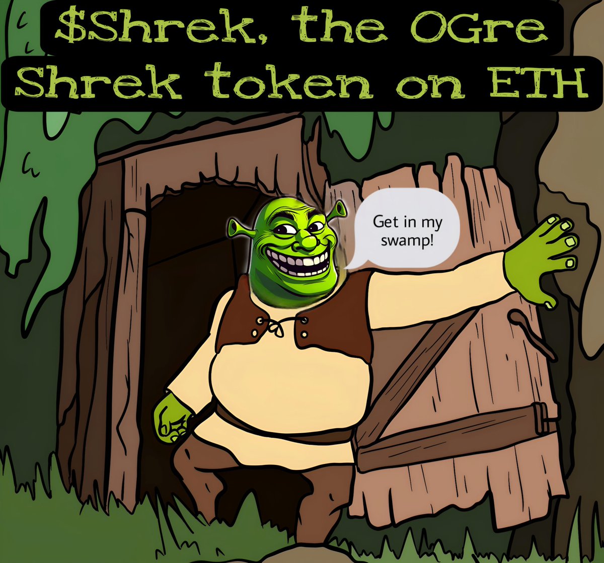 SnowWolff99's tweet photo. @memeficlub $MEMEFI using a meme face that is very similar to the one first used by @Shrek_ERC I see 👀

The only legit #Shrek token.
Community owned and 100% safe

https://t.co/4QzcQIOVjA https://t.co/9LjZcHGHmS