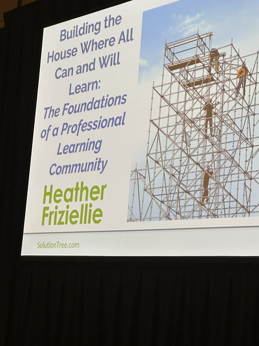 AnisaBusby's tweet photo. Kicking off day 1 of the PLC Institute in St. Louis with the amazing @ctimbrown and one of my sheros @heatherlfriz with the keynote! Let’s lean in as she shares with us knowledge on Building the House Where All Can and Will Learn! @SolutionTree  #atPLC https://t.co/swECHNURzq