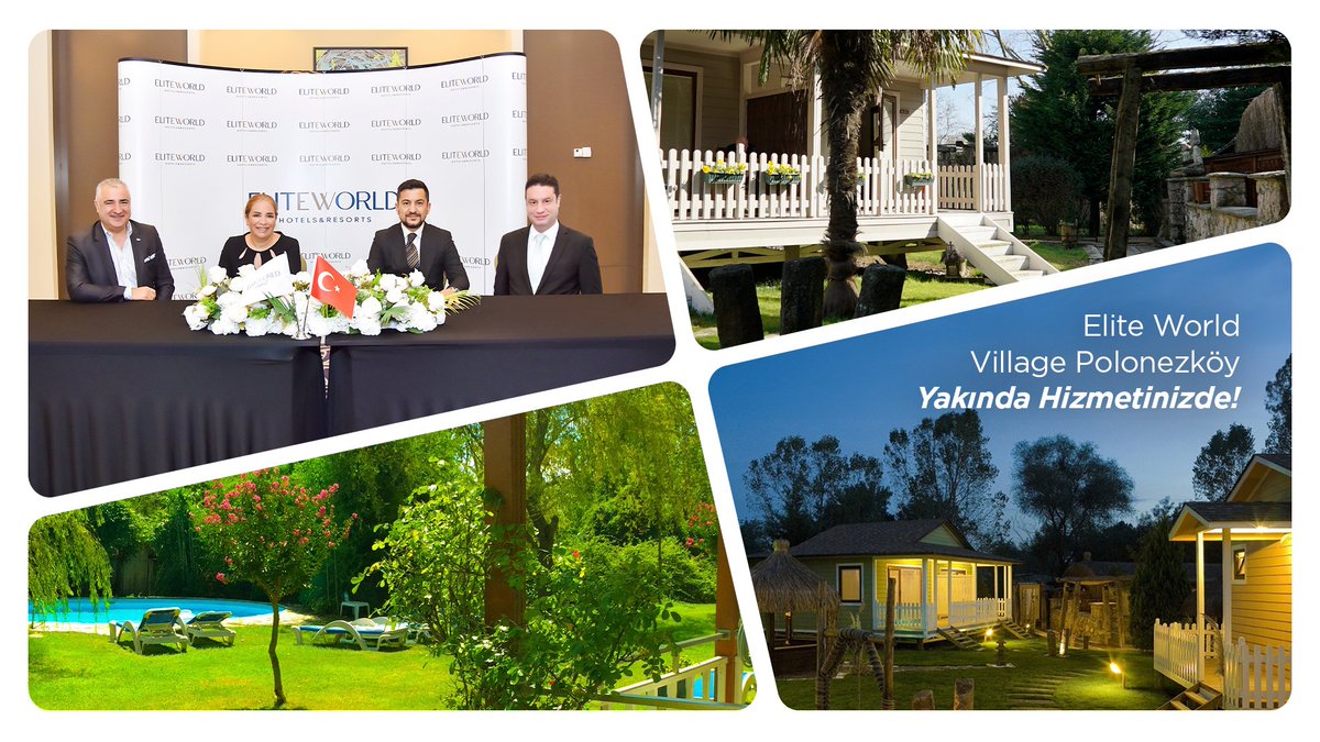Elite World Hotels &amp; Resorts ailesi olarak turizm sektöründeki 50 yıla yakın deneyimimizi, Elite World Village İstanbul Polonezköy ile büyütmeye devam ediyoruz!