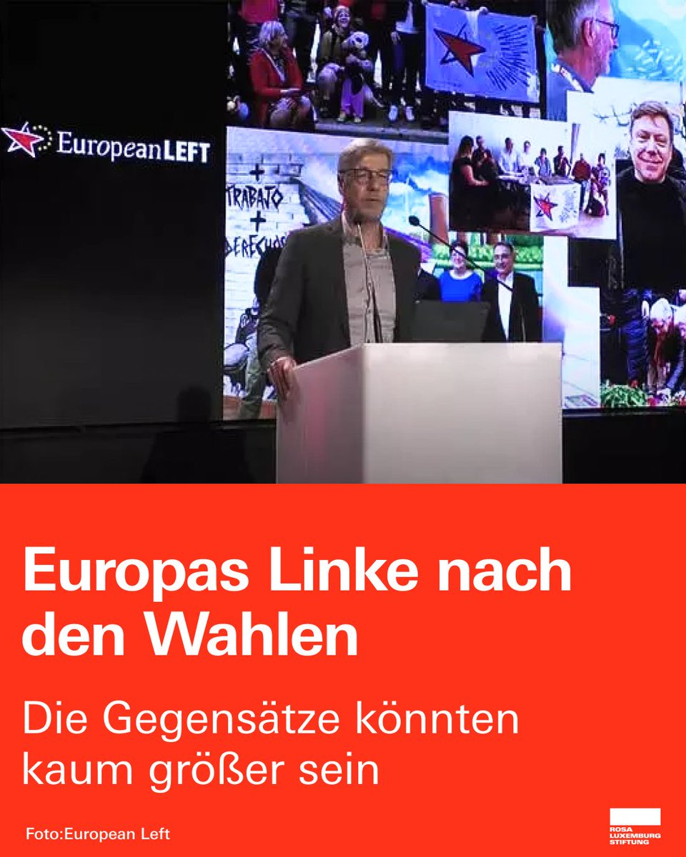 Europas Linke nach der #Europawahl. Ein europaweiter Blick auf die Ergebnisse der europäischen Linken von <a href="/JohannaBussemer/">Johanna Bussemer</a>. 👇 
rosalux.de/news/id/52184