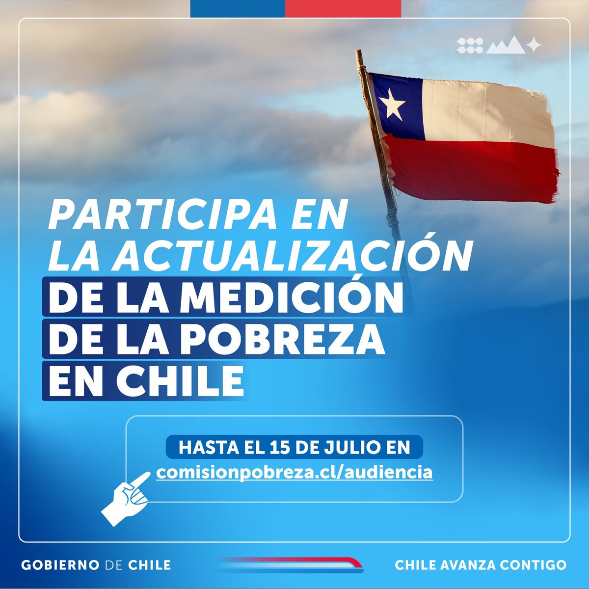 GobiernodeChile's tweet photo. El Presidente @GabrielBoric convocó a una Comisión Asesora Presidencial de expertas y expertos en pobreza y temáticas relacionadas para actualizar la forma en que medimos la pobreza en Chile y tú puedes ser parte del proceso 🇨🇱
Conoce cómo en https://t.co/ya32y3O68g https://t.co/ePi9agbxEq