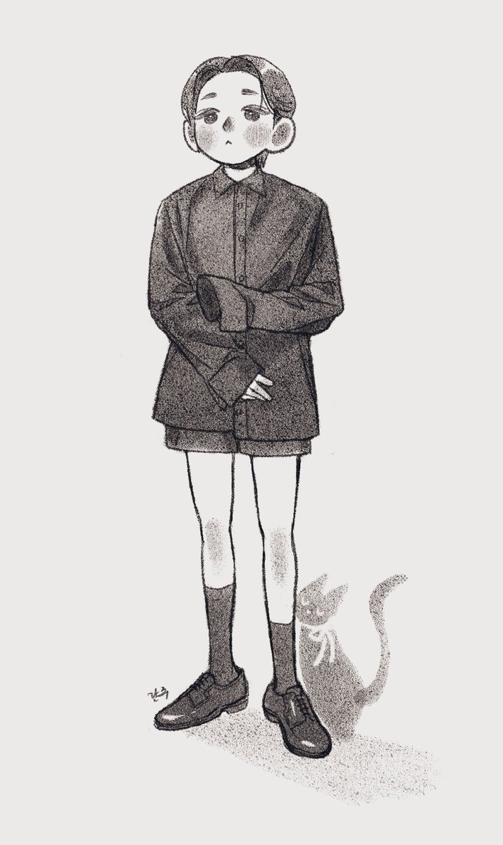 꽤 막내 도련님 생각나게 하는 착장