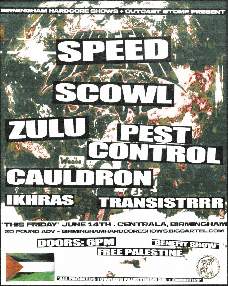 This Friday! A benefit for Palestine 🇵🇸

Thank you to everyone who put this together last minute and all the bands playing.